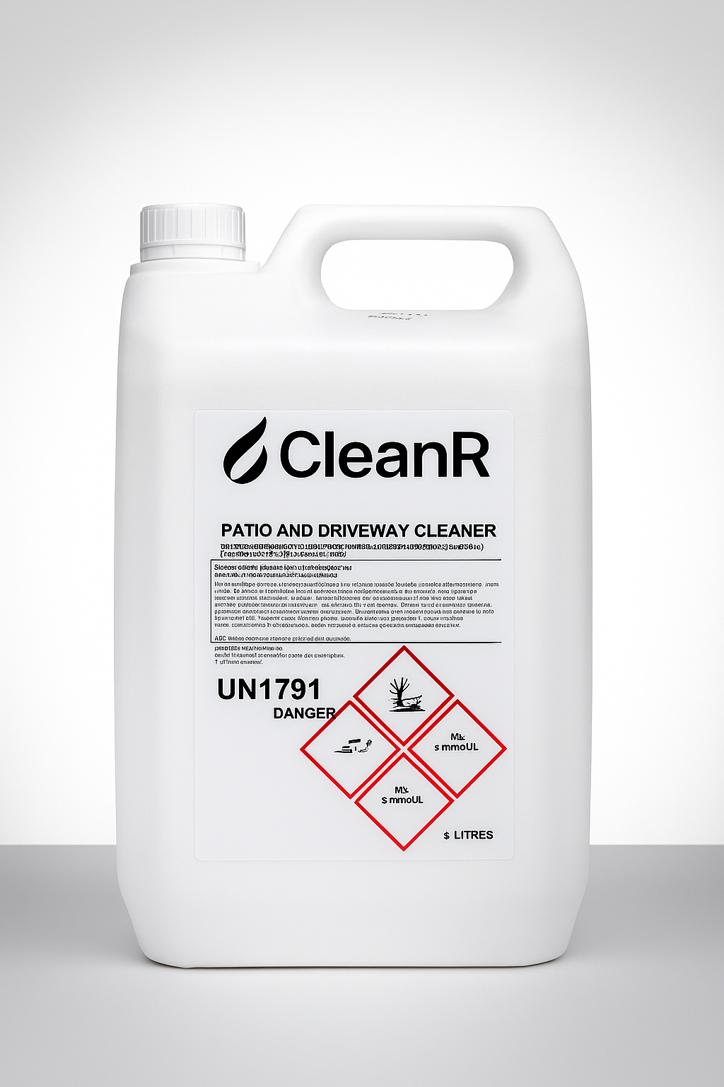 CleanR Patio Cleaner 5L - Effective Outdoor Surface Cleaning Solution for Gardens and Patios