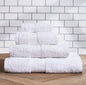 CleanR Soft & Absorbent Bath Towels -  for Bathroom Use - White towels for Everyday Use