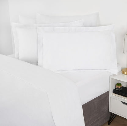 Pillow Cases 2 Pack - Soft & Durable White Bedding for Comfortable Sleep