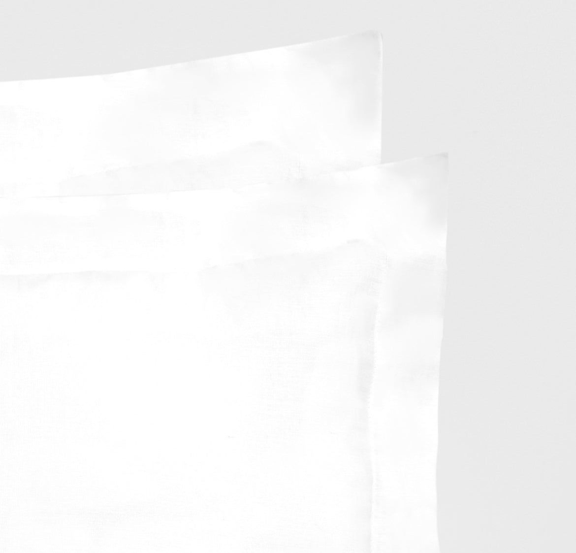 Pillow Cases 2 Pack - Soft & Durable White Bedding for Comfortable Sleep