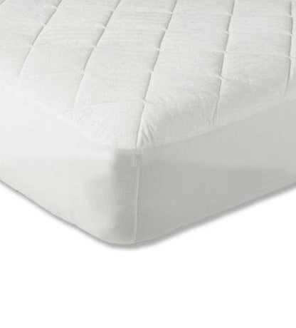Luxury Quilted Mattress Protector - Fully Elasticated with 30cm Deep Skirt for Easy Fitting and Comfort