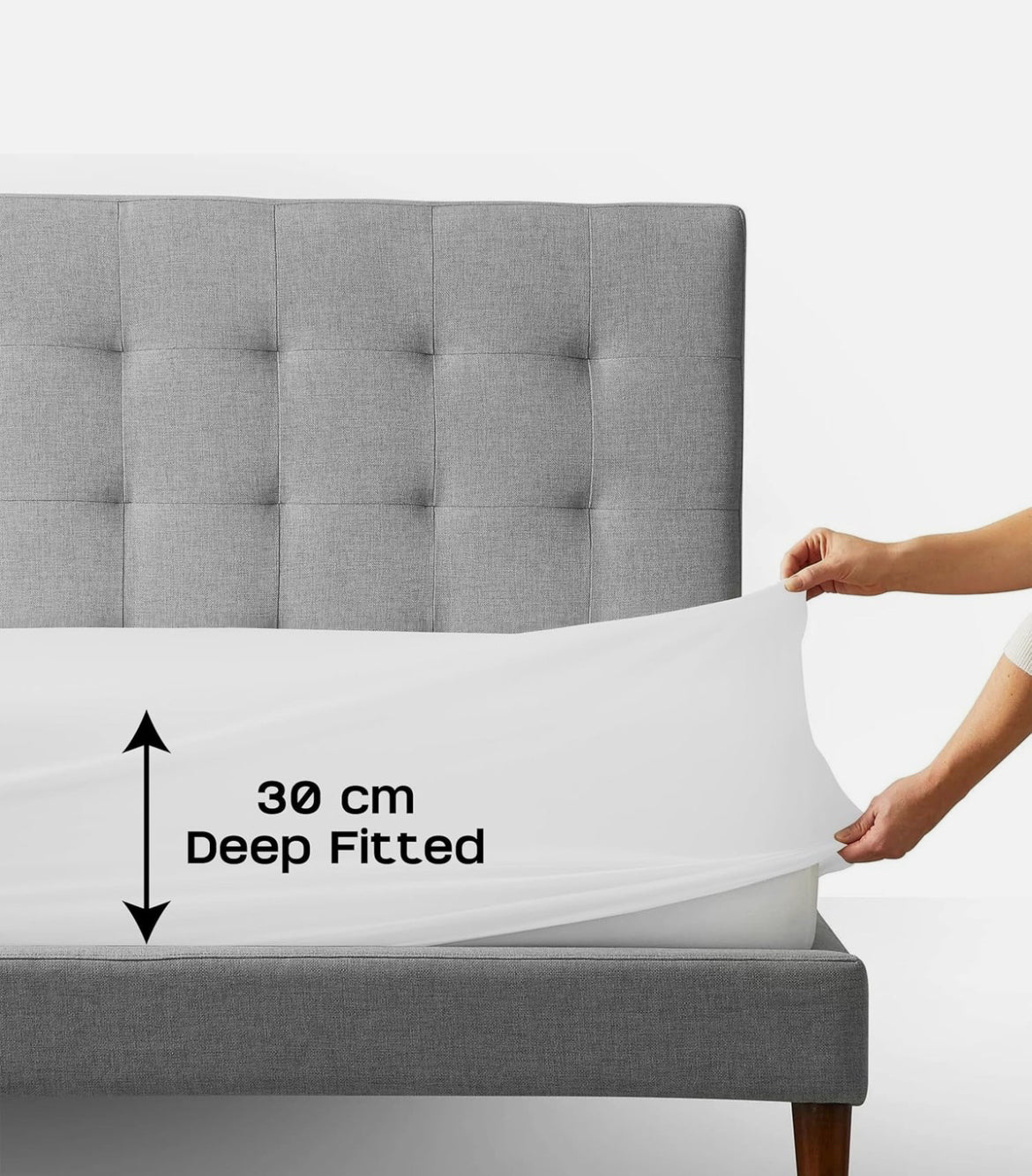 Black luxury stripe 4 piece bedding set