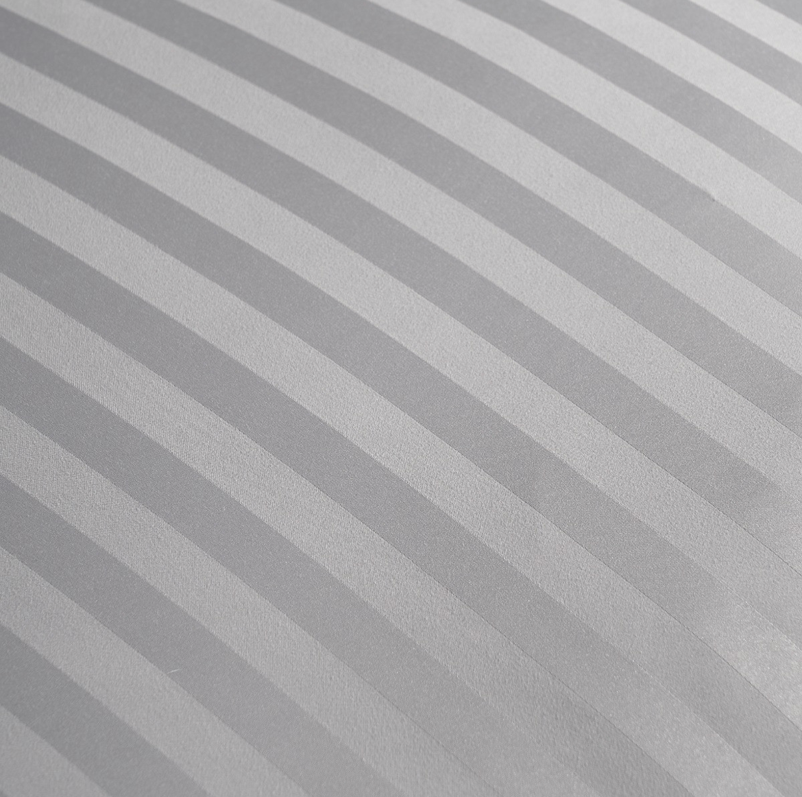 Grey luxury stripe 4 piece bedding set