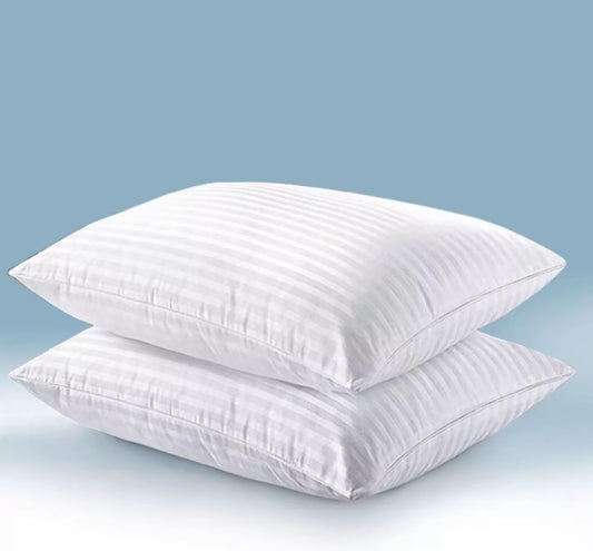 Stripe pillow extra filled hotel quailty