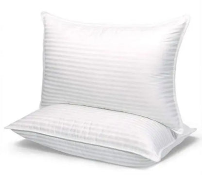 Stripe pillow extra filled hotel quailty